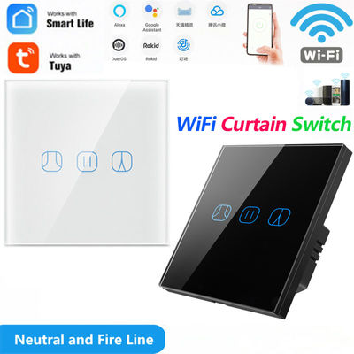 Blind WiFi RF Smart Switch 100-240VAC WiFi Smart Touch On Off In Bedroom