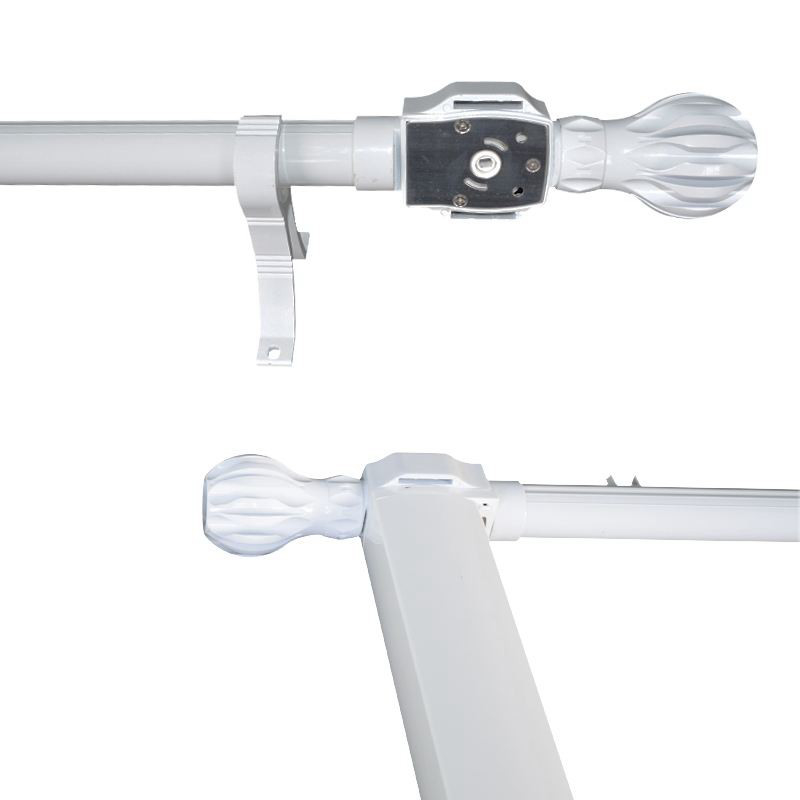 Aluminum Alloy Roman Curtain Rod Motorized Wifi Control Automatic Curtain Track